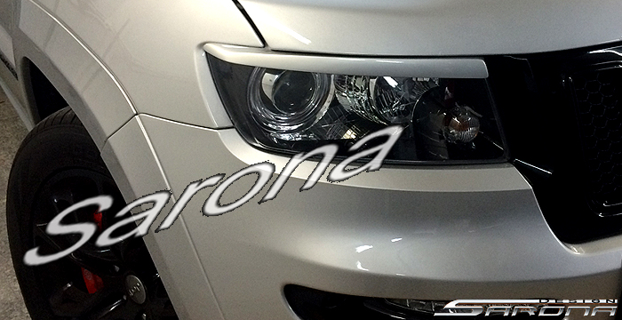 Custom Jeep Grand Cherokee  SUV/SAV/Crossover Eyelids (2011 - 2013) - $98.00 (Part #JP-002-EL)